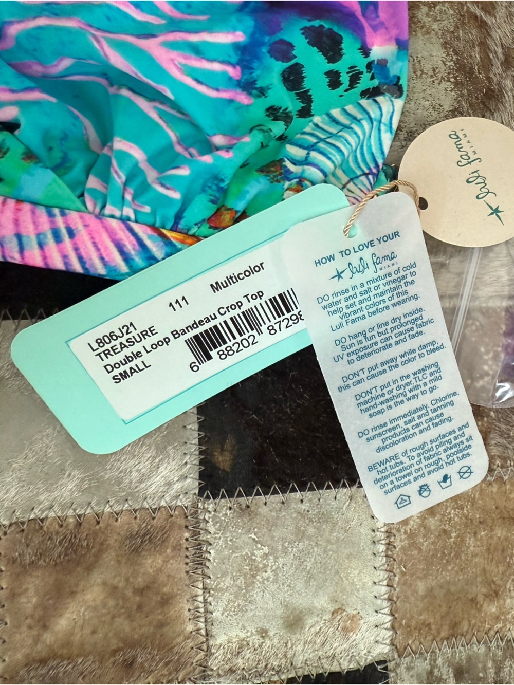 Luli Fama Brazilian Scrunched Bikini Bottom + Top - Picture 6 of 6
